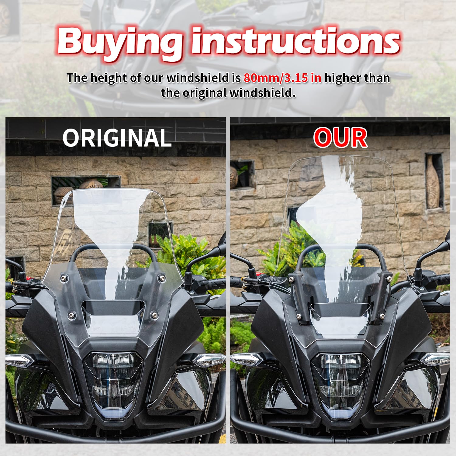 バイク用スモークウィンドシールド　Nプロジェクト Amazon | NX500 NX400 2024 2025 2026 用 ウィンドシールド ウィンド